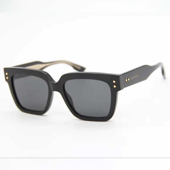 NEW GUCCI GG1084S 001 BLACK UNISEX SUNGLASSES